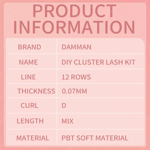 Eyelash Extension Kit - 30D-90D Lashes, Bond, Tweezers - Image 2